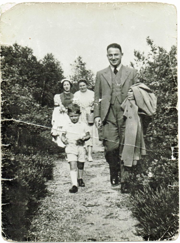 een nichtje, zoon Charles, echtgenote Suze, Bernhard de Beer