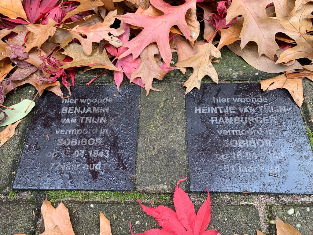 Gedenksteen Benjamin van Thijn & Heintje van Thijn Hamburger